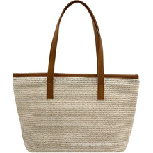 Large Summerstraw Custom Beach Bag